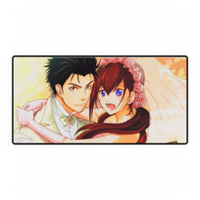 Load image into Gallery viewer, Makise Kurisu &amp; Rintaro Okabe Wedding Night Mouse Pad (Desk Mat)
