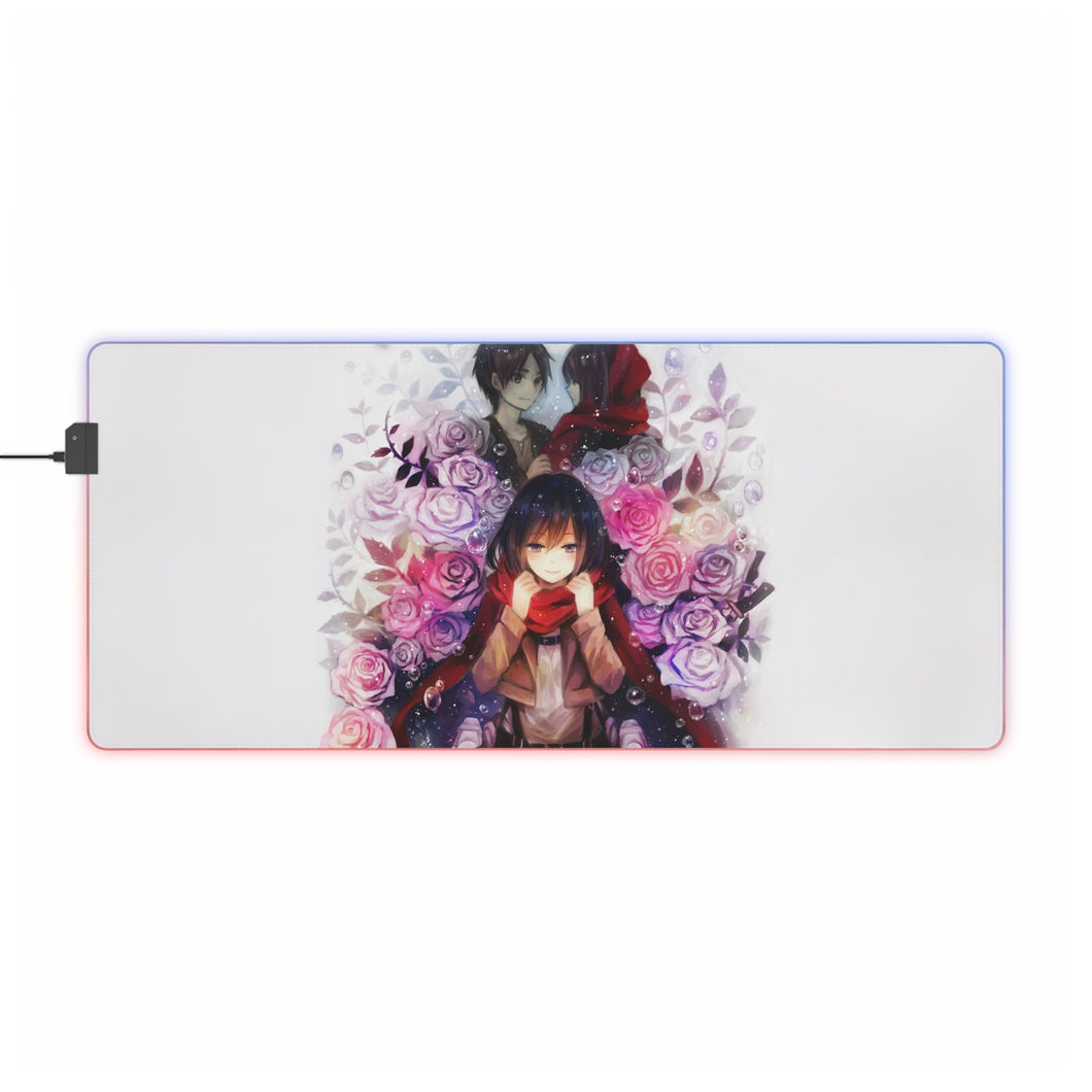 Anime Attack On Titan RGB LED Mouse Pad (Desk Mat)