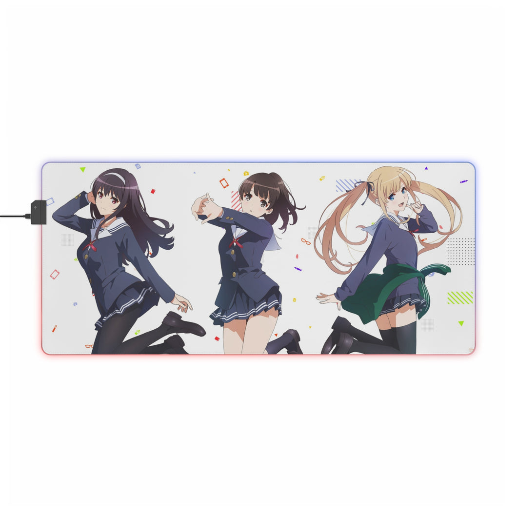 Saekano: How To Raise A Boring Girlfriend RGB LED Mouse Pad (Desk Mat)