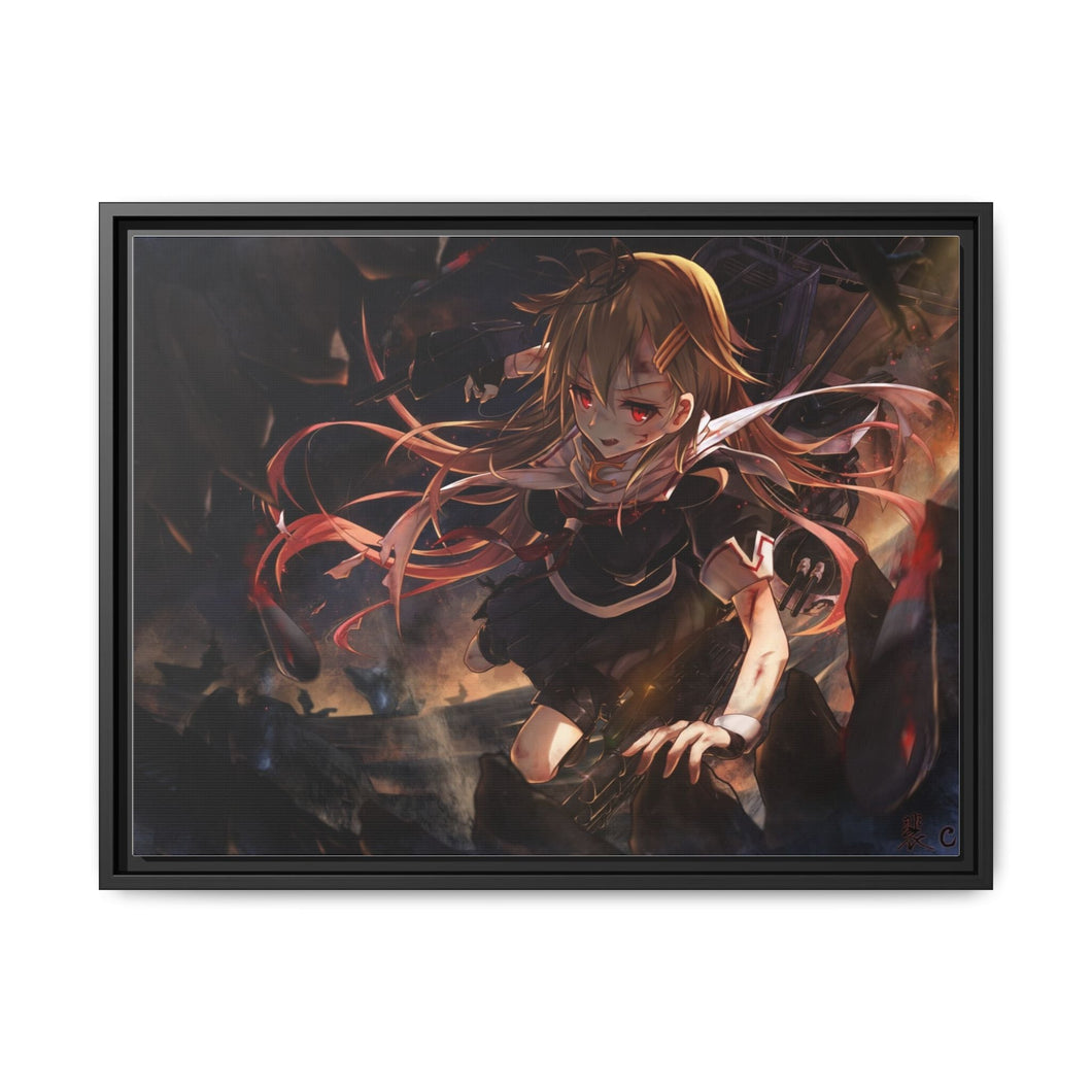 Anime Kantai Collection Canvas Framed Art Print