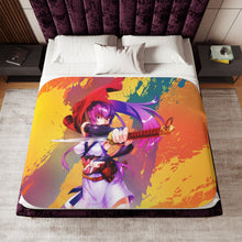 Load image into Gallery viewer, Saeko Busujima Sherpa Blanket
