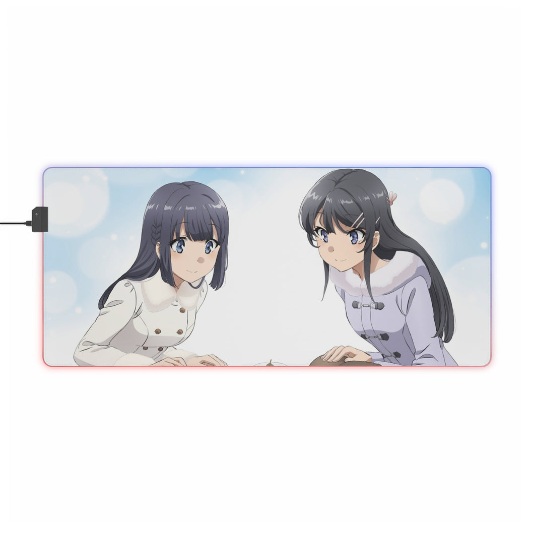 Rascal Does Not Dream of Bunny Girl Senpai RGB LED Mouse Pad (Desk Mat)