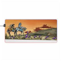 Load image into Gallery viewer, Anime Jojo's Bizarre Adventure RGB LED Mouse Pad (Desk Mat)
