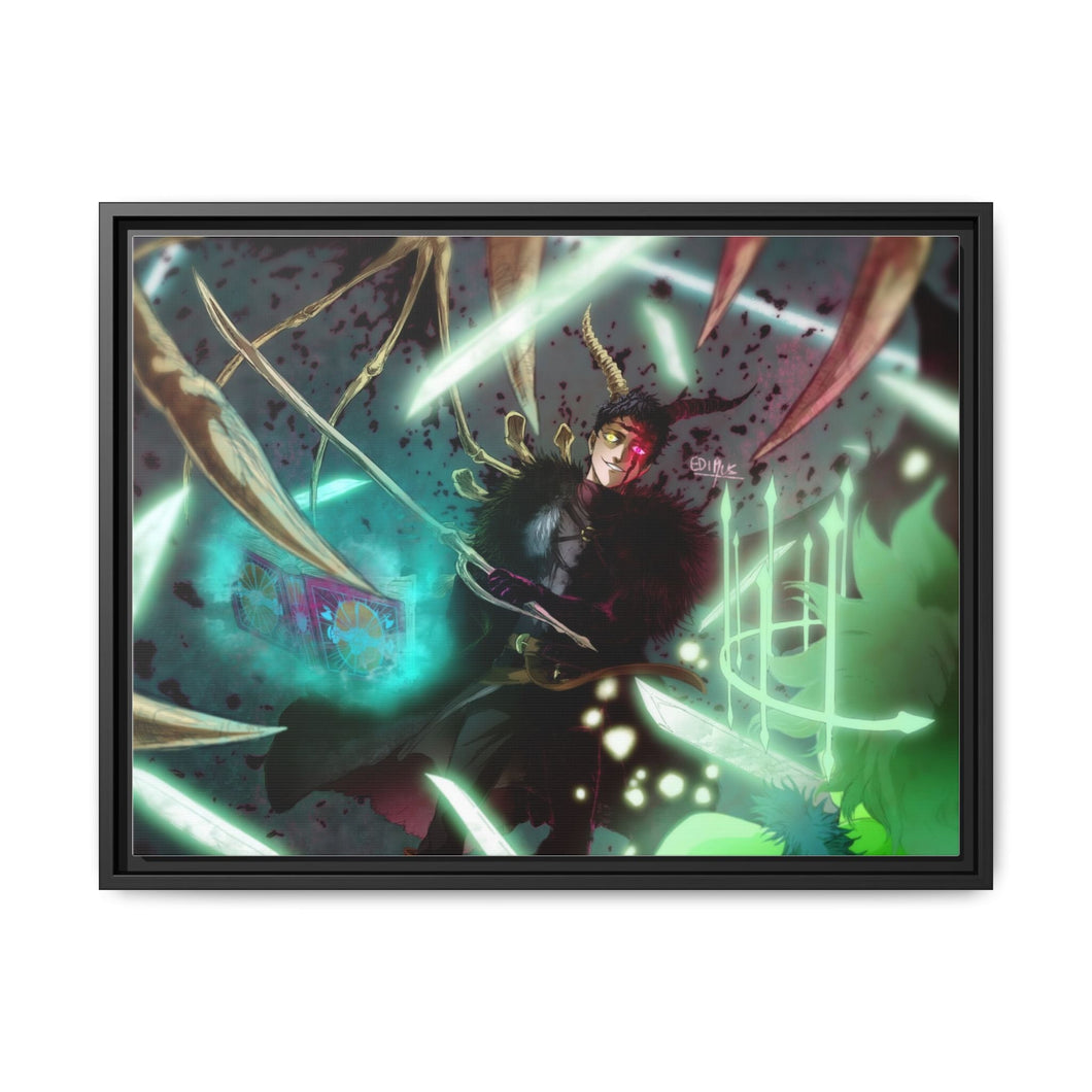 Anime Black Clover Canvas Framed Art Print