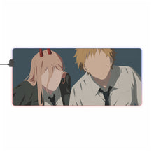 Load image into Gallery viewer, Anime Chainsaw Man RGB LED Mouse Pad (Desk Mat)
