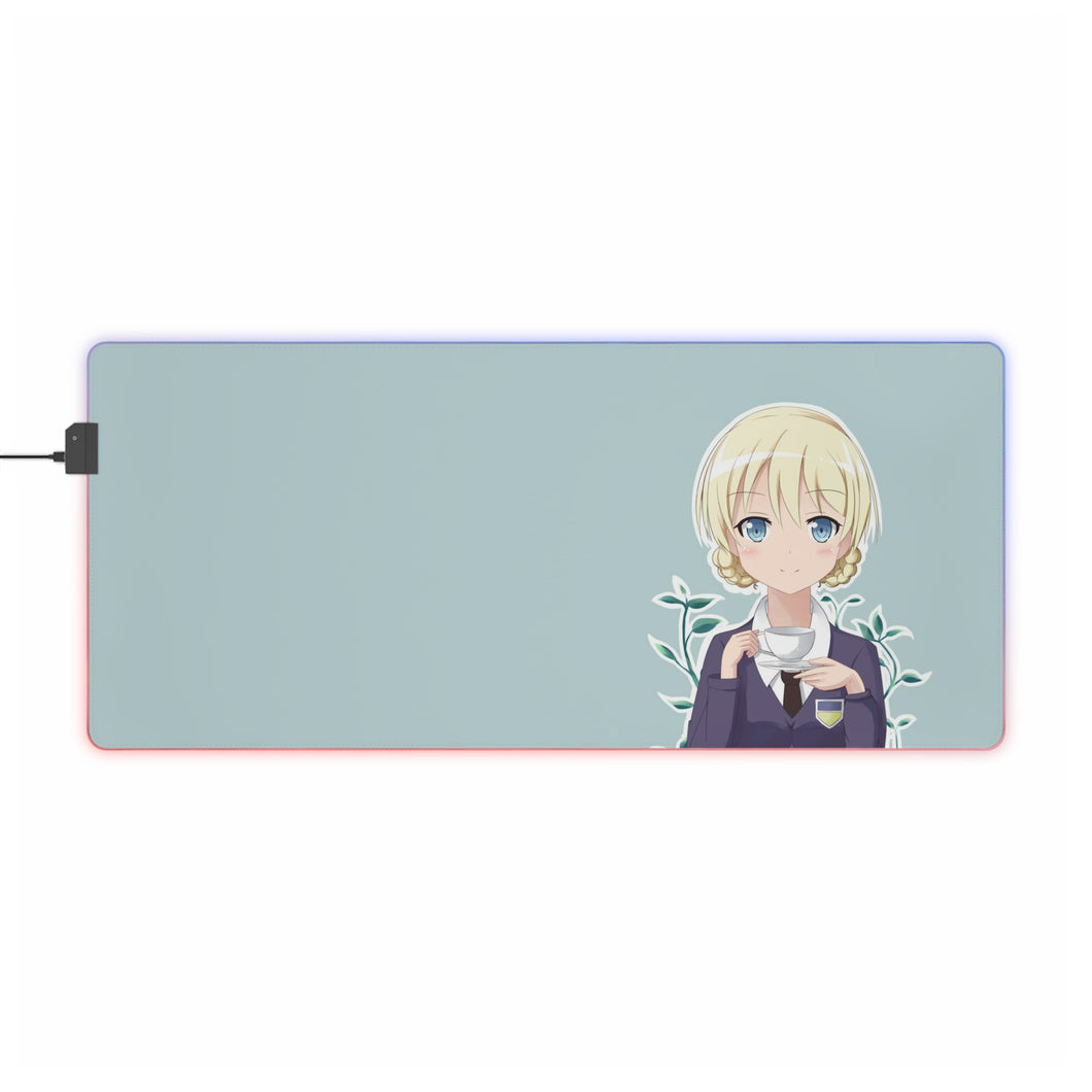 Girls und Panzer RGB LED Mouse Pad (Desk Mat)