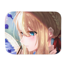 Load image into Gallery viewer, Anime Violet Evergarden Sherpa Blanket
