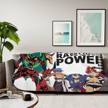 Load image into Gallery viewer, Raw Raw Fight The Power Sherpa Blanket
