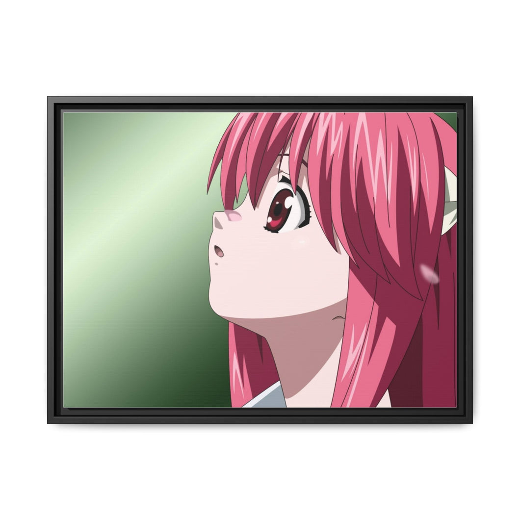 Anime Elfen Liedr Canvas Framed Art Print