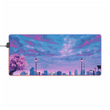 Load image into Gallery viewer, Anime City in Spring RGB LED Mouse Pad (Desk Mat)

