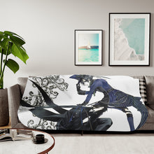 Load image into Gallery viewer, Black Butler Sherpa Blanket
