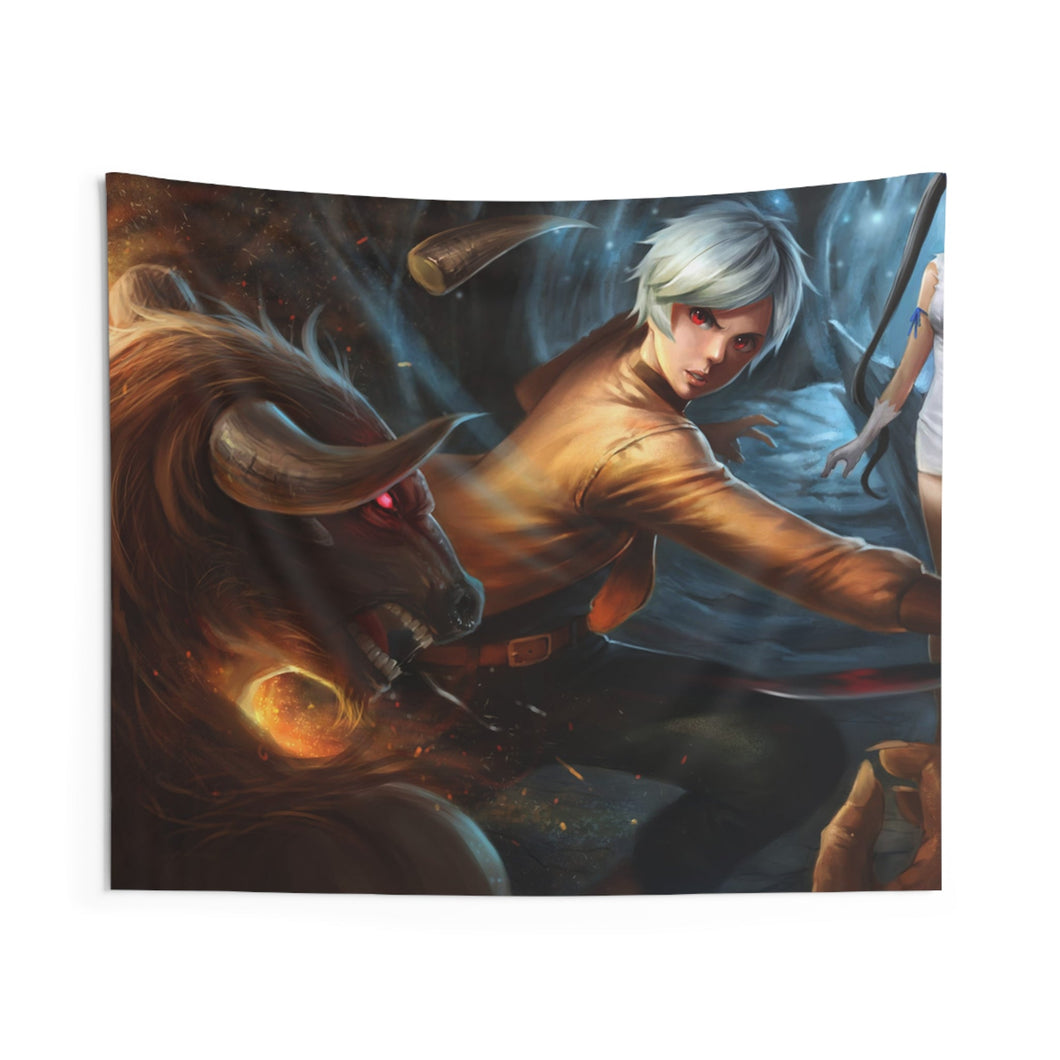 Protectin your goddess Indoor Wall Tapestry