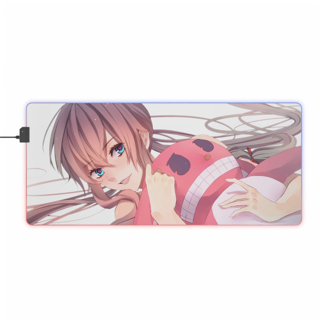 Mirai Nikki Yuno Gasai RGB LED Mouse Pad (Desk Mat)