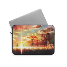 Load image into Gallery viewer, Gon and Killua walking at a beautiful sunset Laptop Sleeve
