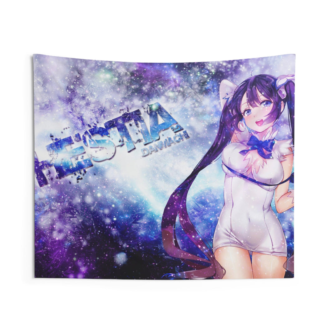 Is It Wrong to Try to Pick Up Girls in a Dungeon? Hestia Indoor Wall Tapestry