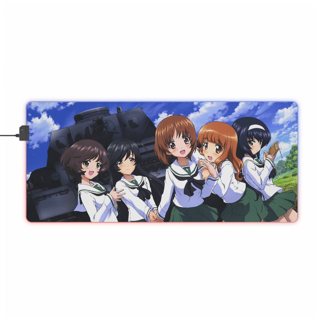 Girls und Panzer RGB LED Mouse Pad (Desk Mat)