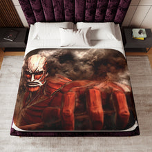 Load image into Gallery viewer, Colossal titan Sherpa Blanket
