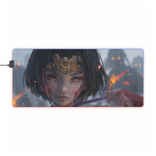 Load image into Gallery viewer, Kabaneri Of The Iron Fortress RGB LED Mouse Pad (Desk Mat)
