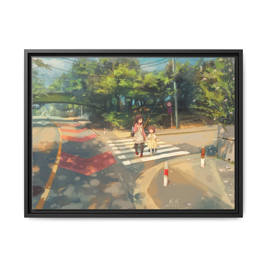 Anime Clannad Canvas Framed Art Print
