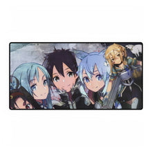 Load image into Gallery viewer, Yuuki, Asuna, Kirito and Sinon Mouse Pad (Desk Mat)
