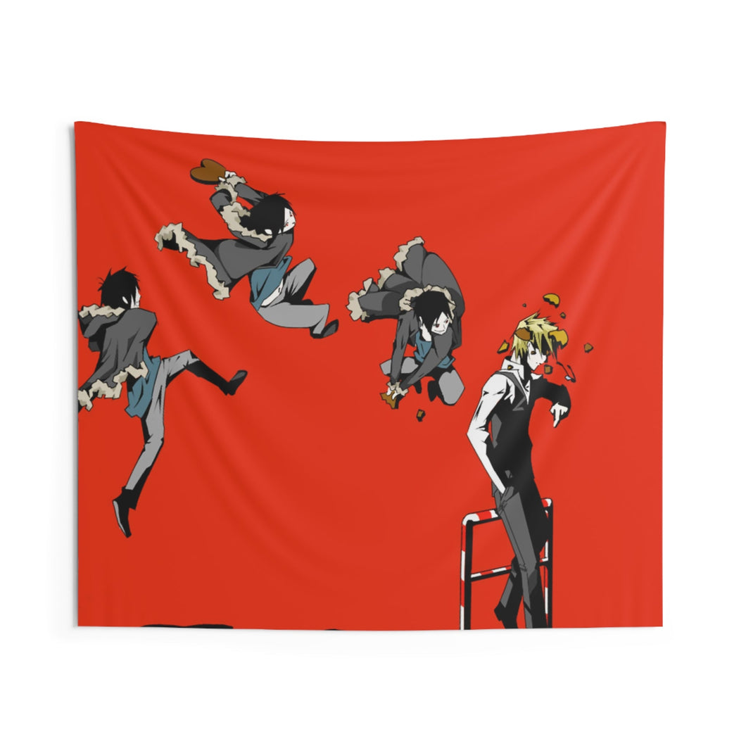 Durarara!! Izaya Orihara, Shizuo Heiwajima Indoor Wall Tapestry