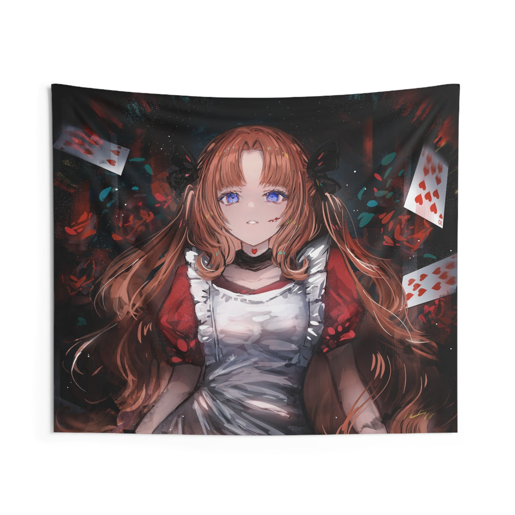 Anime Alice In Wonderland Indoor Wall Tapestry