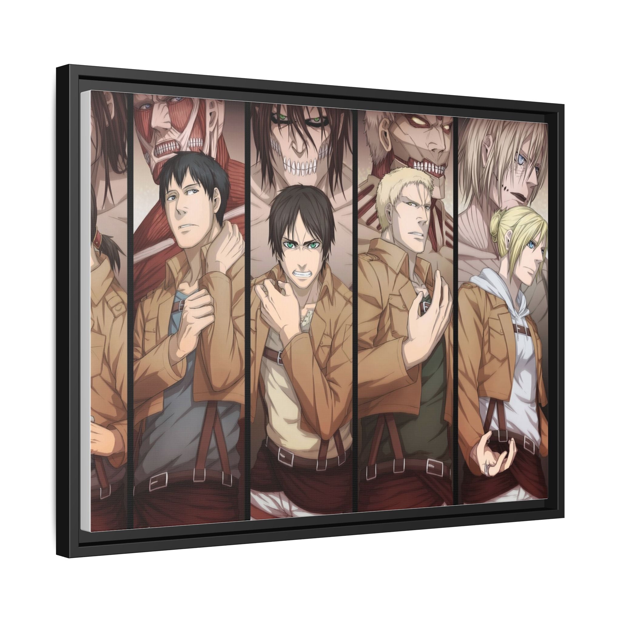 Load image into Gallery viewer, All Titans Canvas Framed Art Print
