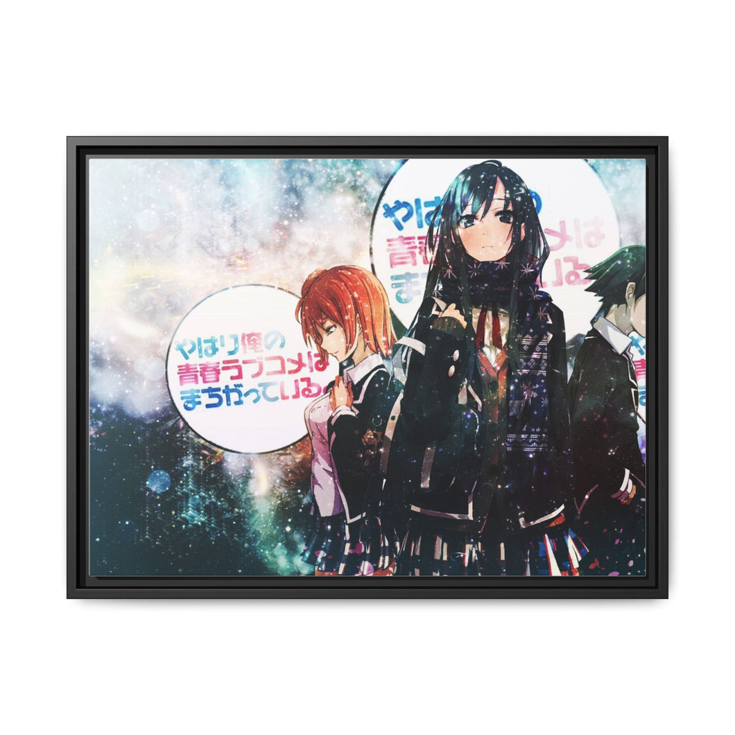 Anime My Teen Romantic Comedy SNAFU Canvas Framed Art Print