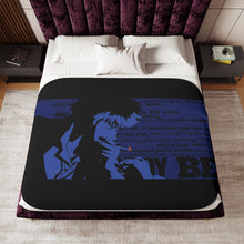 Load image into Gallery viewer, Anime Cowboy Bebopr Sherpa Blanket
