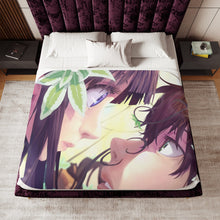 Load image into Gallery viewer, Eru Chitanda And  Hōtarō Oreki Love Sherpa Blanket
