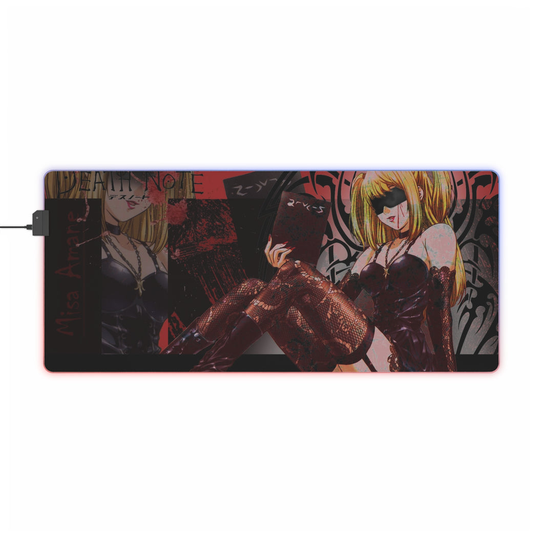 Death Note Misa Amane RGB LED Mouse Pad (Desk Mat)
