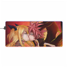 Load image into Gallery viewer, Fairy Tail Natsu Dragneel, Lucy Heartfilia RGB LED Mouse Pad (Desk Mat)
