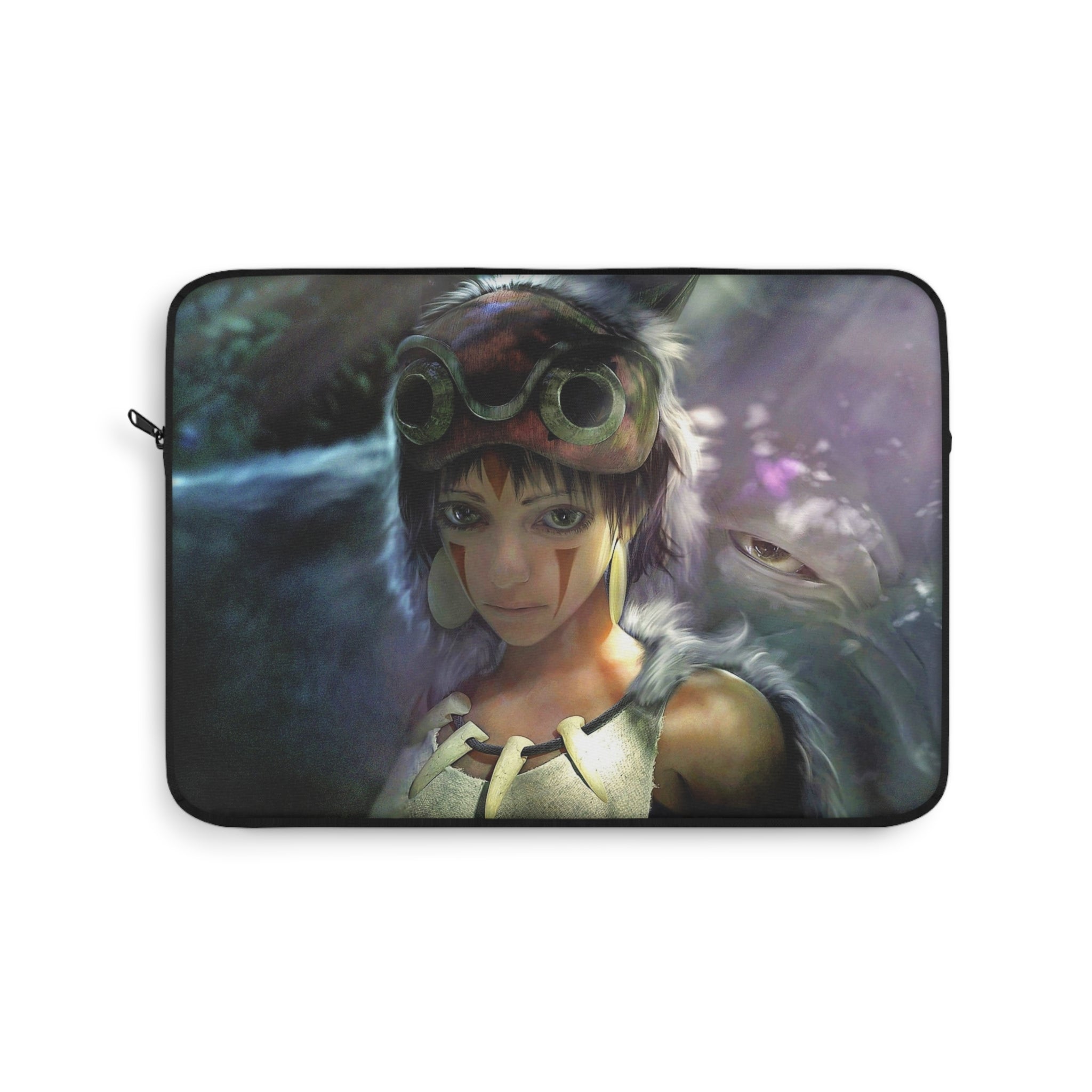 Girl and Her Protector Laptop Sleeve