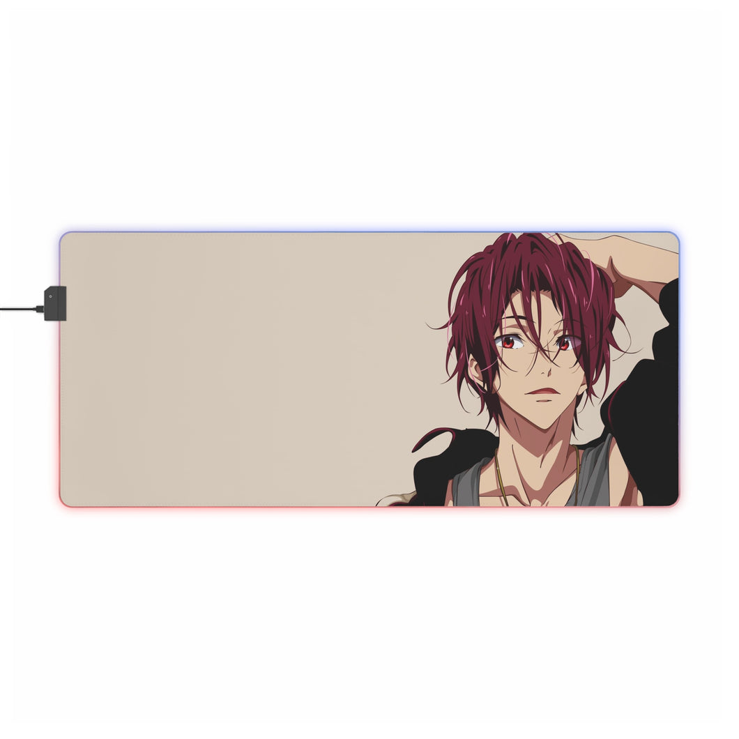 Free! Rin Matsuoka RGB LED Mouse Pad (Desk Mat)