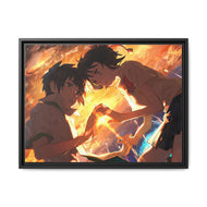 Your Name. Canvas Framed Art Print