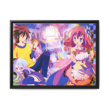 Load image into Gallery viewer, Shiro,Sora and Stephanie Canvas Framed Art Print
