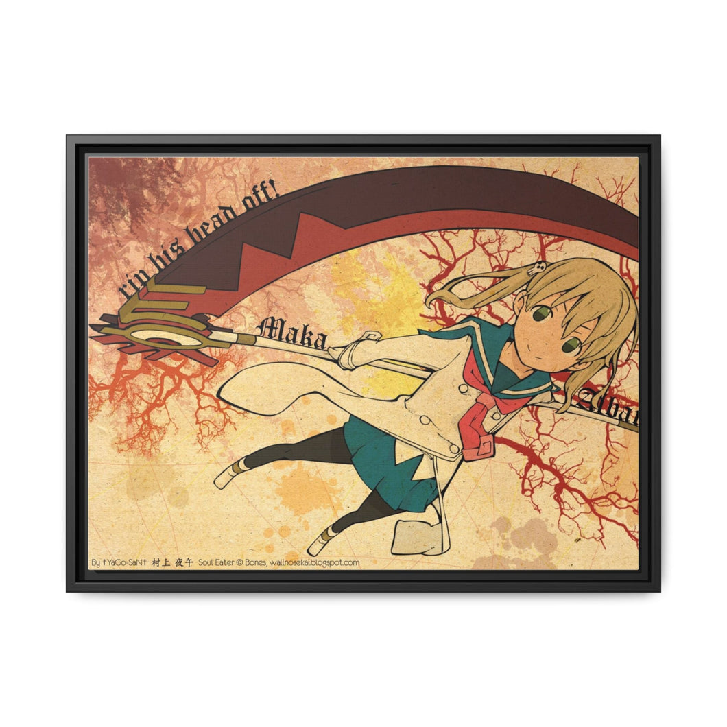 Soul Eater Canvas Framed Art Print