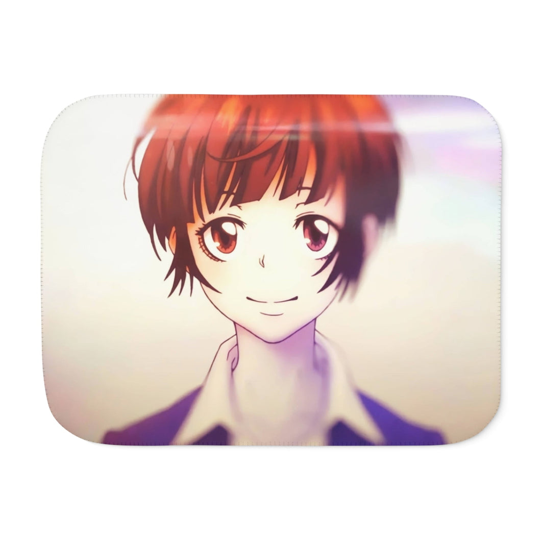 Akane Tsunemori Smiling Sherpa Blanket