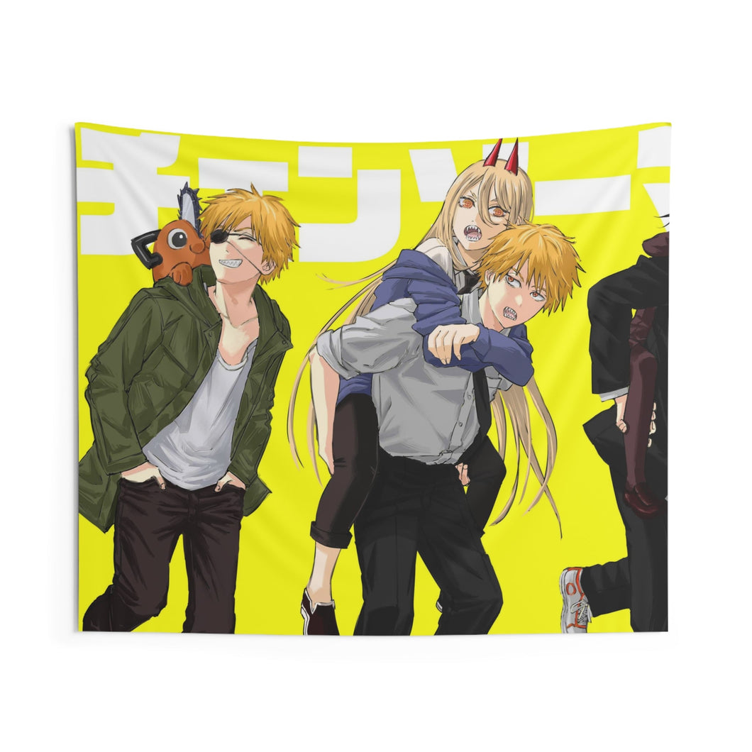 Anime Chainsaw Man Indoor Wall Tapestry