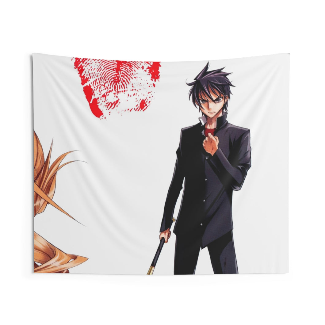 Highschool Of The Dead Indoor Wall Tapestry