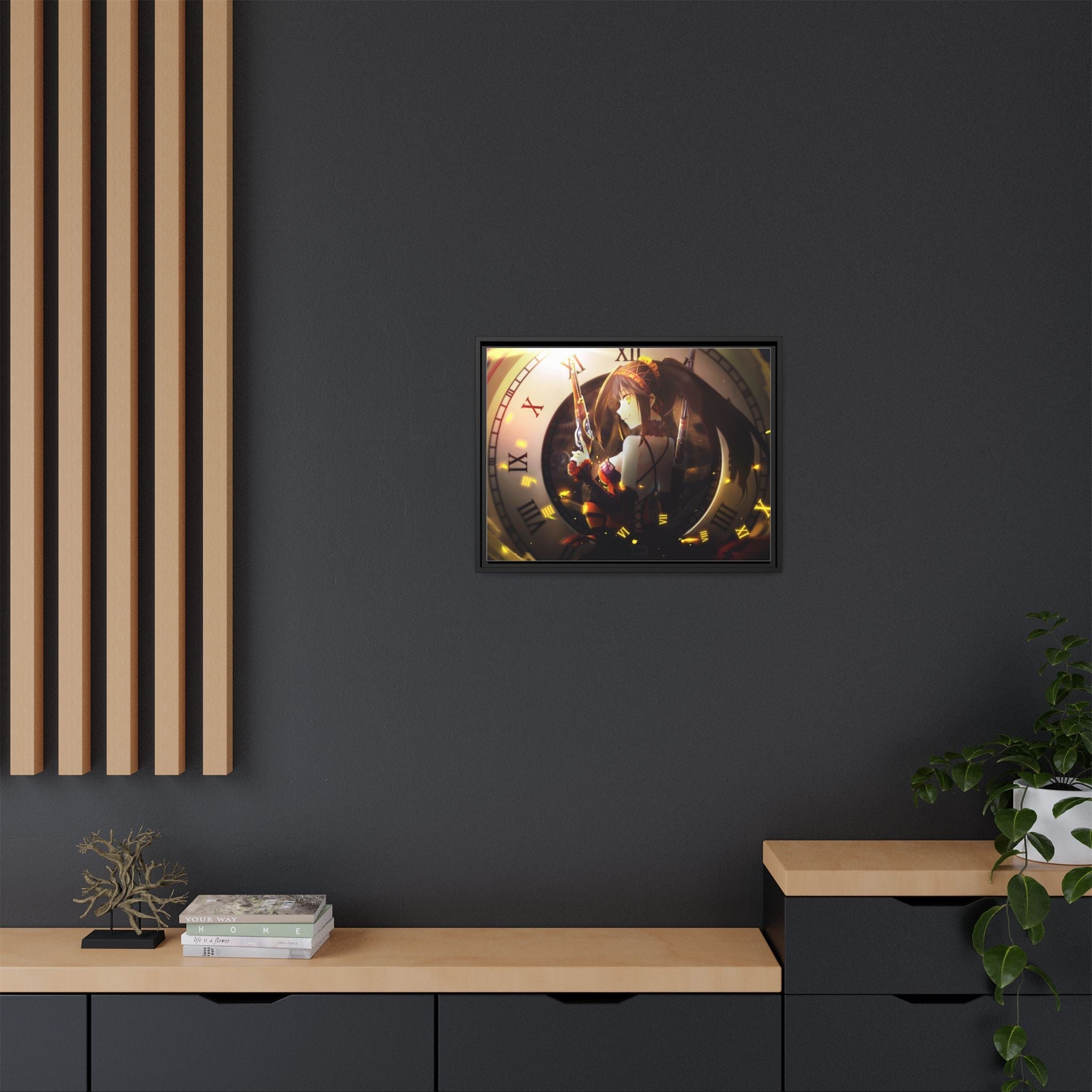 Load image into Gallery viewer, Date a Live Kurumi Tokisaki Canvas Framed Art Print