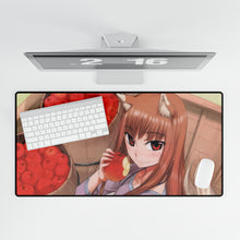 Load image into Gallery viewer, Anime Spice and Wolf Mouse Pad (Desk Mat)

