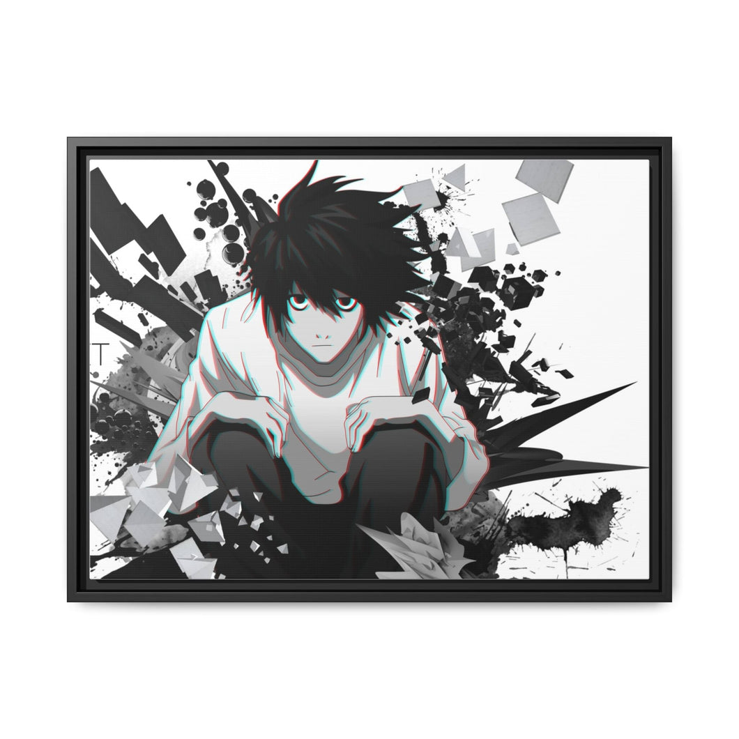 Anime Death Note Canvas Framed Art Print