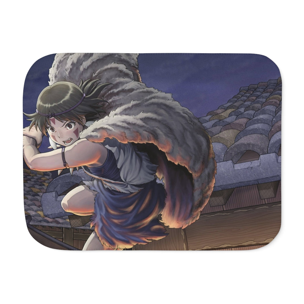Anime Princess Mononoke Sherpa Blanket