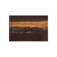 Sokka's inspirational quote from Avatar The Last Airbender Rug