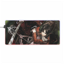 Load image into Gallery viewer, Anime Attack On Titan RGB LED Mouse Pad (Desk Mat)
