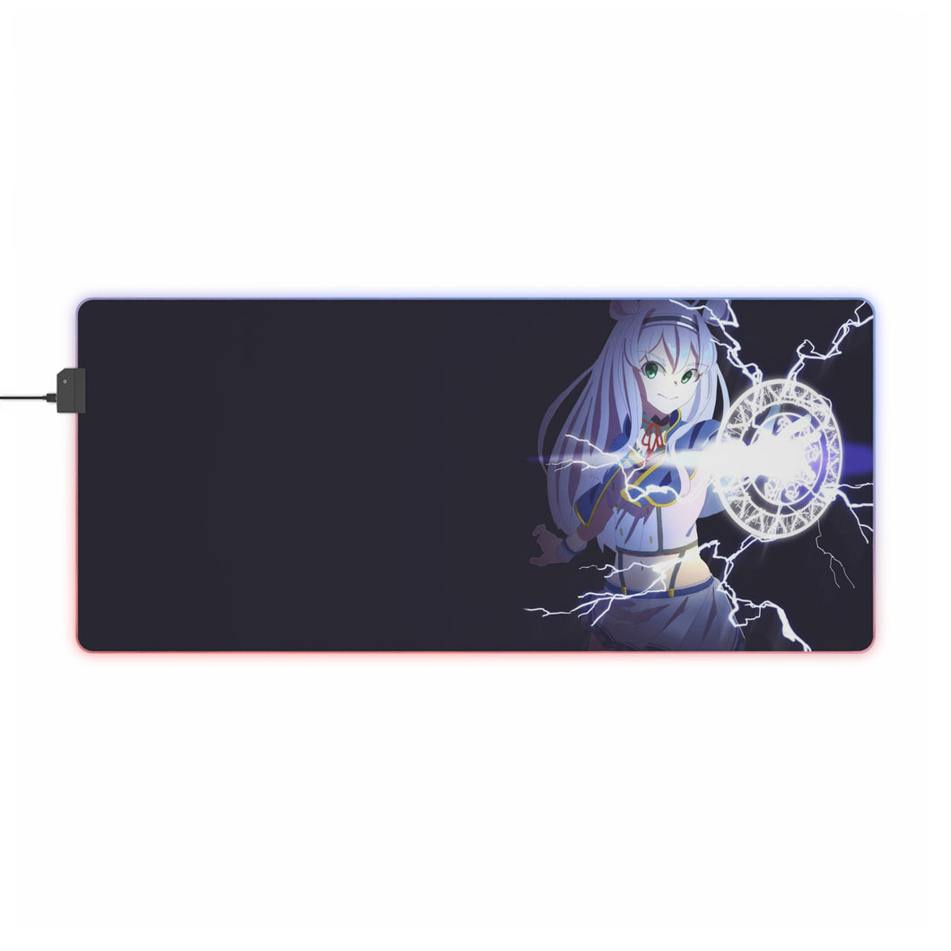 Rokudenashi Majutsu Koushi To Akashic Records Sistine Fibel RGB LED Mouse Pad (Desk Mat)