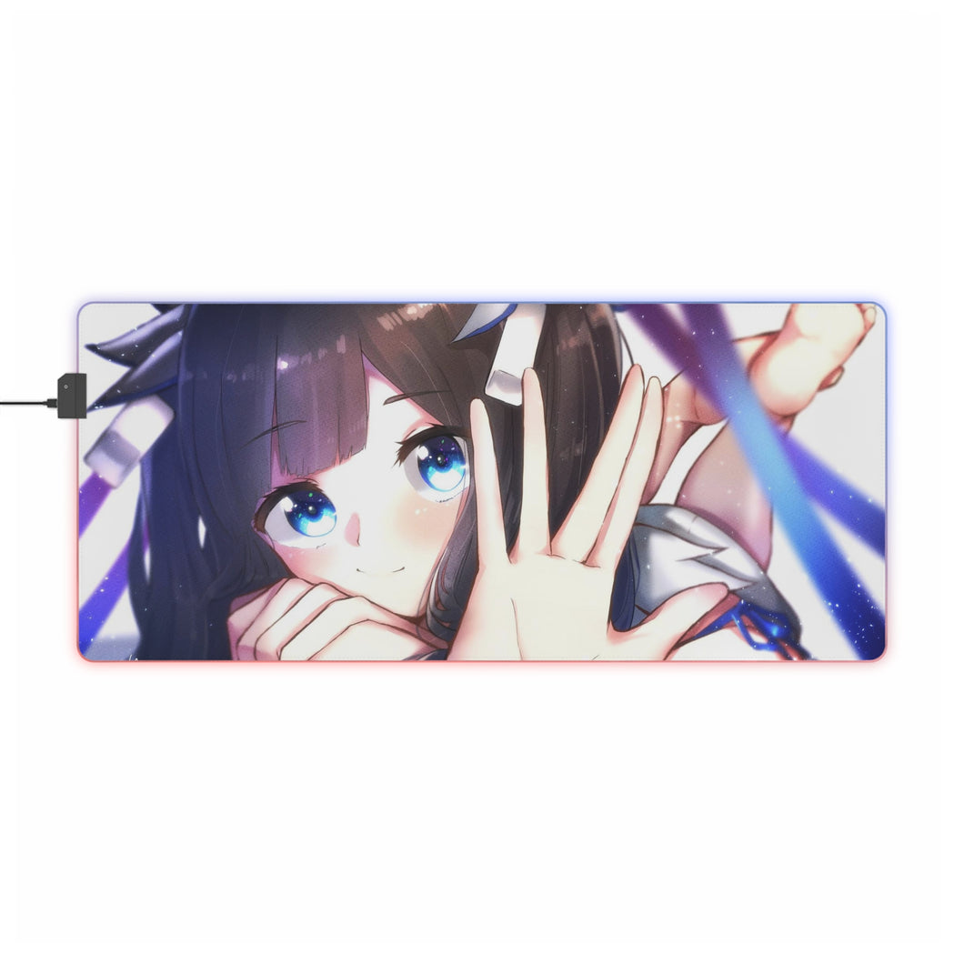Is It Wrong to Try to Pick Up Girls in a Dungeon? Hestia RGB LED Mouse Pad (Desk Mat)