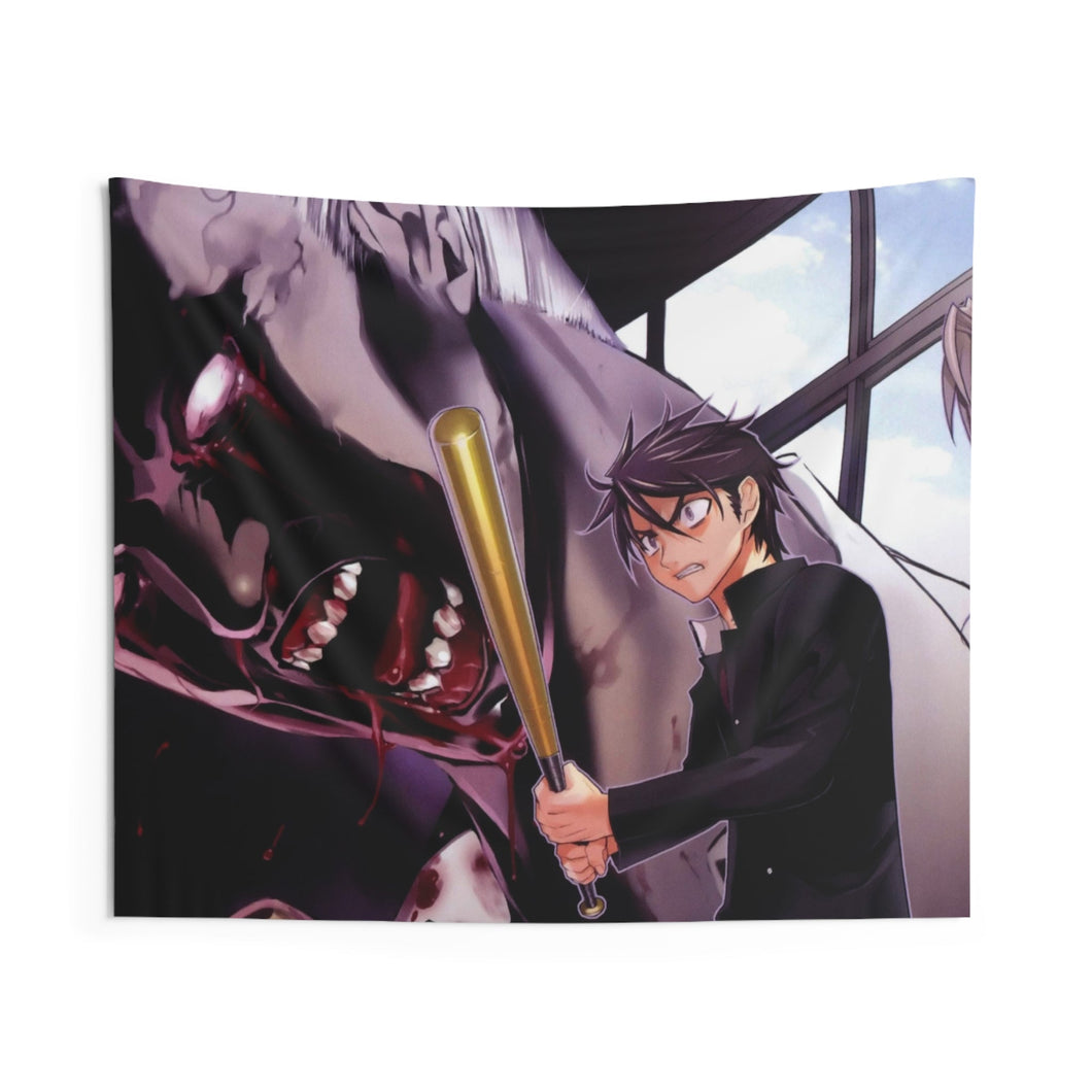 Highschool Of The Dead Indoor Wall Tapestry