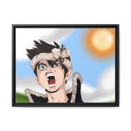 Anime Dr. Stone Canvas Framed Art Print